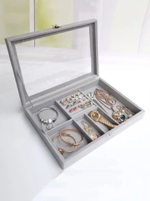 多格首飾收納盒 - 灰色 - 查看 3