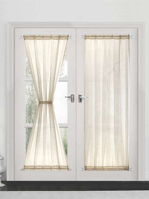 1 pieza Cortina de puerta unicolor