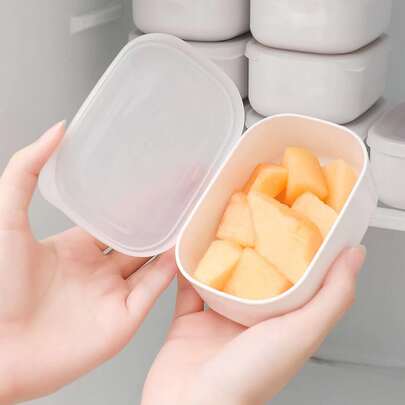 1 件装实心午餐盒，小型 PP 食品容器，适用于家庭、厨房、圣诞礼物、学校用品