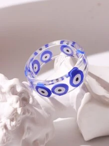 邪惡之眼細節圓環 - 彩色 - 查看 3