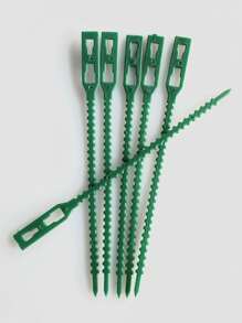 50入組可調節植物領帶、園林植物紮帶、種植用品、園藝工具 - 綠色 - 查看 3