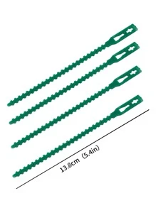 50入組可調節植物領帶、園林植物紮帶、種植用品、園藝工具 - 綠色 - 查看 4