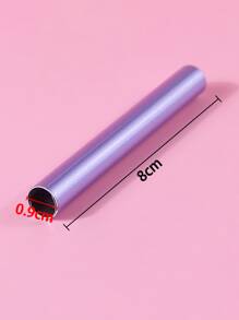 klimonla 2pcs Pen Salon Caps Metal Extender Brush Color Opaque Protection Zinc Supplies For Extension Protector Alloy Assorted Sealed Matte Covers Light-Proof Art Manicure Toppers Brushes - Multicolor - View 5