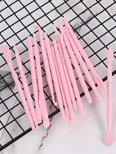 14 Piezas Herramientas De Tallado En Forma De Flor De Azúcar En Miniatura Para Decoración De Pasteles De Fondant