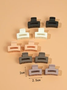 10入組素色髮爪