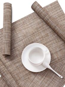 1 pieza Mantelito individual minimalista - Café integral - Ver 4