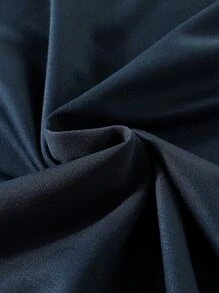 Claim Dot Men T-Shirts Fit Crew Neck Drop Shoulder Short Sleeve Graphic Tee Casual Spring Polyester - Navy Blue - View 3