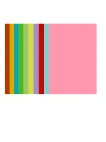 100 piezas Papel origami unicolor