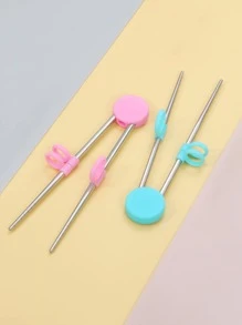 1雙隨機色訓練筷子 - 彩色 - 查看 4