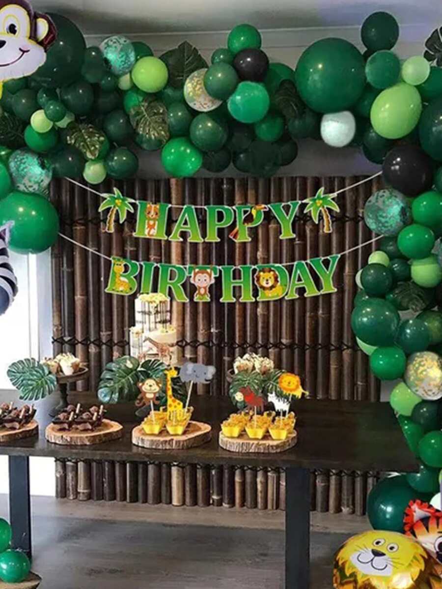 1pc Birthday Party Pull Flag - Multicolor - View 1