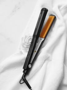 CRASTS 1pc 2 In 1 Curling Iron & Hair Straightener - Black - View 2