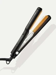 CRASTS 1pc 2 In 1 Curling Iron & Hair Straightener - Black - View 7