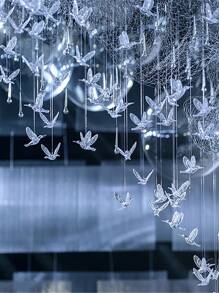 3 món đồ trang trí treo tường hình chim, chim bay bằng acrylic, mặt dây chuyền trang trí chim bay bằng acrylic trong suốt, đồ trang trí treo trần hình chim pha lê cho tiệc cưới, trang trí nhà cửa, trang trí phòng, trang trí tường, trang trí đám cưới, trang trí sinh nhật, trang trí tiệc, phông nền trang trí, cửa sổ, vườn, phòng ngủ, ngoài trời, quà tặng sinh nhật. - Trong sáng - Xem 3