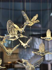 3 món đồ trang trí treo tường hình chim, chim bay bằng acrylic, mặt dây chuyền trang trí chim bay bằng acrylic trong suốt, đồ trang trí treo trần hình chim pha lê cho tiệc cưới, trang trí nhà cửa, trang trí phòng, trang trí tường, trang trí đám cưới, trang trí sinh nhật, trang trí tiệc, phông nền trang trí, cửa sổ, vườn, phòng ngủ, ngoài trời, quà tặng sinh nhật. - Trong sáng - Xem 6