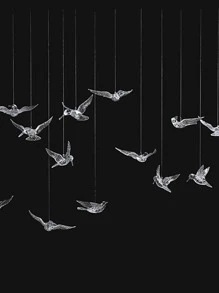 3 món đồ trang trí treo tường hình chim, chim bay bằng acrylic, mặt dây chuyền trang trí chim bay bằng acrylic trong suốt, đồ trang trí treo trần hình chim pha lê cho tiệc cưới, trang trí nhà cửa, trang trí phòng, trang trí tường, trang trí đám cưới, trang trí sinh nhật, trang trí tiệc, phông nền trang trí, cửa sổ, vườn, phòng ngủ, ngoài trời, quà tặng sinh nhật. - Trong sáng - Xem 10