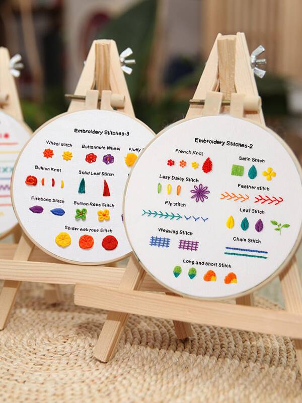 3set Random Hand Embroidery Material Kit SHEIN USA