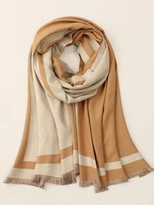 Two Tone Scarf - Multicolor - View 1
