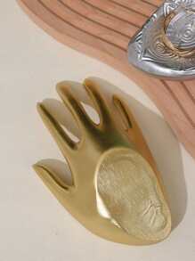 1入組手形狀首飾託盤 - 金色 - 查看 4