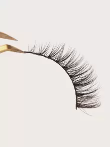 Himirell 10pairs 3d Fluffy Soft Cross Style False Eyelashes, Reusable, Suitable For Festivals, Parties, Daily Wear, Non-Irritating Adhesive Included Strip Lashes, Lashes, Eyelashes, Fake Lashes - Black - View 5