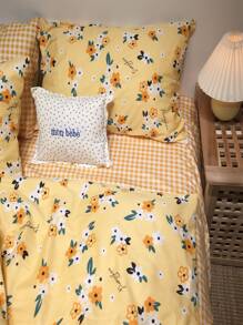 Bộ bìa duvet in hoa không có chất làm đầy - Nhiều màu - Xem 7