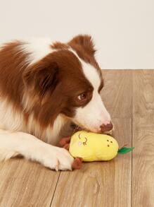 Cartoon Pear Design Pet Plush Toy - Multicolor - View 2