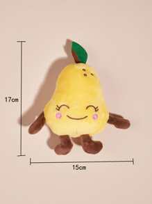 Cartoon Pear Design Pet Plush Toy - Multicolor - View 4