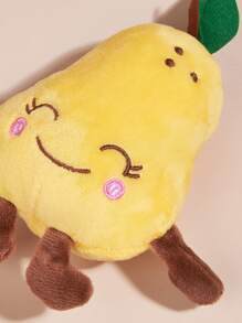 Cartoon Pear Design Pet Plush Toy - Multicolor - View 5