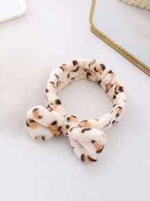 1入組豹紋印花沐浴髮帶 - 彩色 - 查看 2