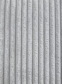 1pc Solid Fuzzy Cushion Cover Without Filler - Grey - View 5