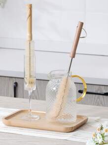 1 件木制长柄奶瓶清洁刷，厨房清洁工具，厨房，浴室，家居，家居供应商 - 彩色 - 查看 5