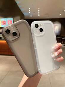 2 件糖果色保护彩绘防震手机壳适用于 iPhone 15 Pro Max、13、14、11、12、XS - 彩色 - 查看 4