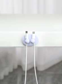 1入組素色插頭掛鉤 - 紫色 - 查看 1