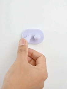 1入組素色插頭掛鉤 - 紫色 - 查看 5