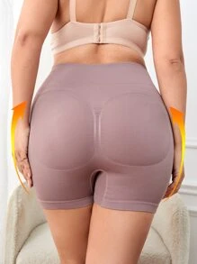 Plus Plain Shapewear Bottom - Dusty Purple - View 2