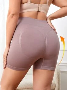 Plus Plain Shapewear Bottom - Dusty Purple - View 4