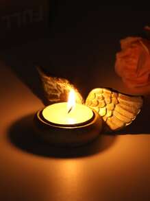 Giá đỡ nến hình cánh 1 cái - màu xanh lá - Xem 4