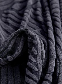 1pc Jacquard Stretchy Sofa Seat Cover - Grey - View 6