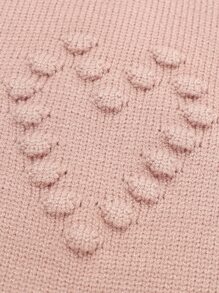 Chăn quấn họa tiết trái tim cho bé - Hồng - Xem 2