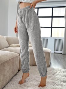 Solid Flannel Lounge Pants