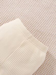 Baby Ruffle Trim Trousers - Apricot - View 5