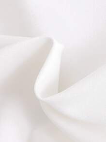 SHEIN Chico joven Camisa con botón delantero - Blanco - Ver 3