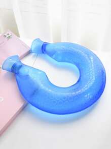 1pc U-shaped Random Color Hot Water Bag - Multicolor - View 6