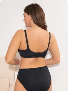 Áo ngực cho bà bầu và cho con bú WINGSLOVE màu trơn - màu đen - Xem 6