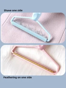 1入組便攜式多功能2合1棉絨刷寵物毛髮快速去除劑衣服毛球去除劑雙面完美棉絨去除劑 - 彩色 - 查看 5