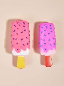 Đồ chơi âm thanh thú cưng hình kem - Nhiều màu - Xem 3