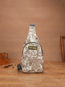 Niños Riñonera bandolera con patrón de camuflaje