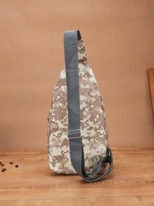 Niños Riñonera bandolera con patrón de camuflaje