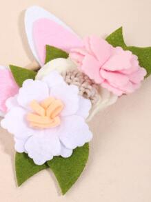 2 cái Baby Flower Decor Hairband - trắng - Xem 4