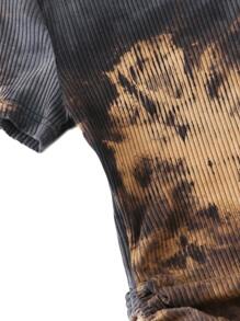 Váy bó sát nhiều màu nhuộm loang lổ cỡ lớn theo phong cách Wasteland (nhuộm loang ngẫu nhiên) cho mùa hè - Nhiều màu - Xem 5