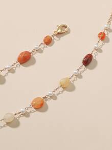 Vòng Cổ Dây Đá Tự Nhiên Thanh Lịch Và Đơn Giản Thích Hợp Cho Phụ Nữ Đeo Hàng Ngày Và Kỳ Nghỉ - Nhiều màu - Xem 2